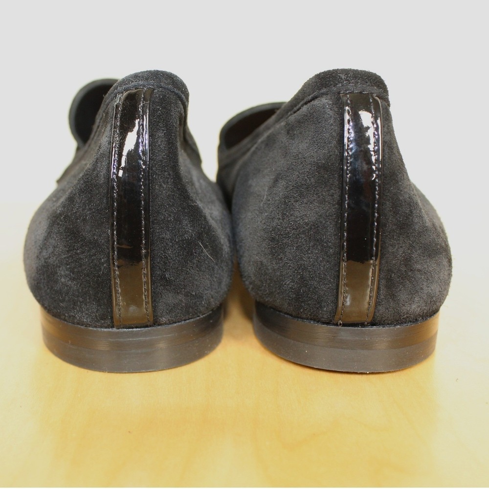Margaux The Penny Black Suede Loafers Handmade in Spain NWOB Size 38 1/2N - Picture 5 of 8